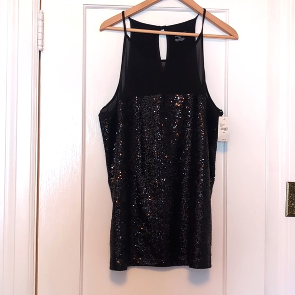 Sleeveless Sequins Top - Picture 1 of 6